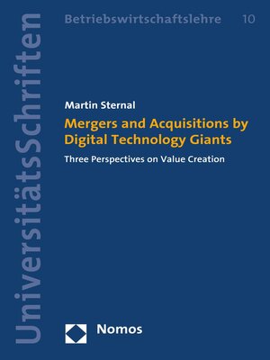 cover image of Mergers and Acquisitions by Digital Technology Giants